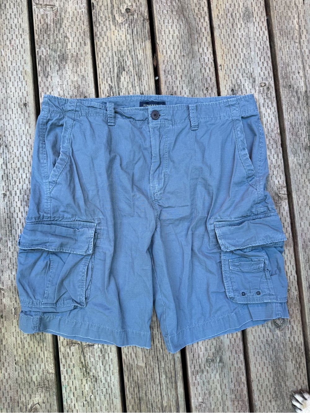 Aeropostale Men's Light Blue Cargo Shorts